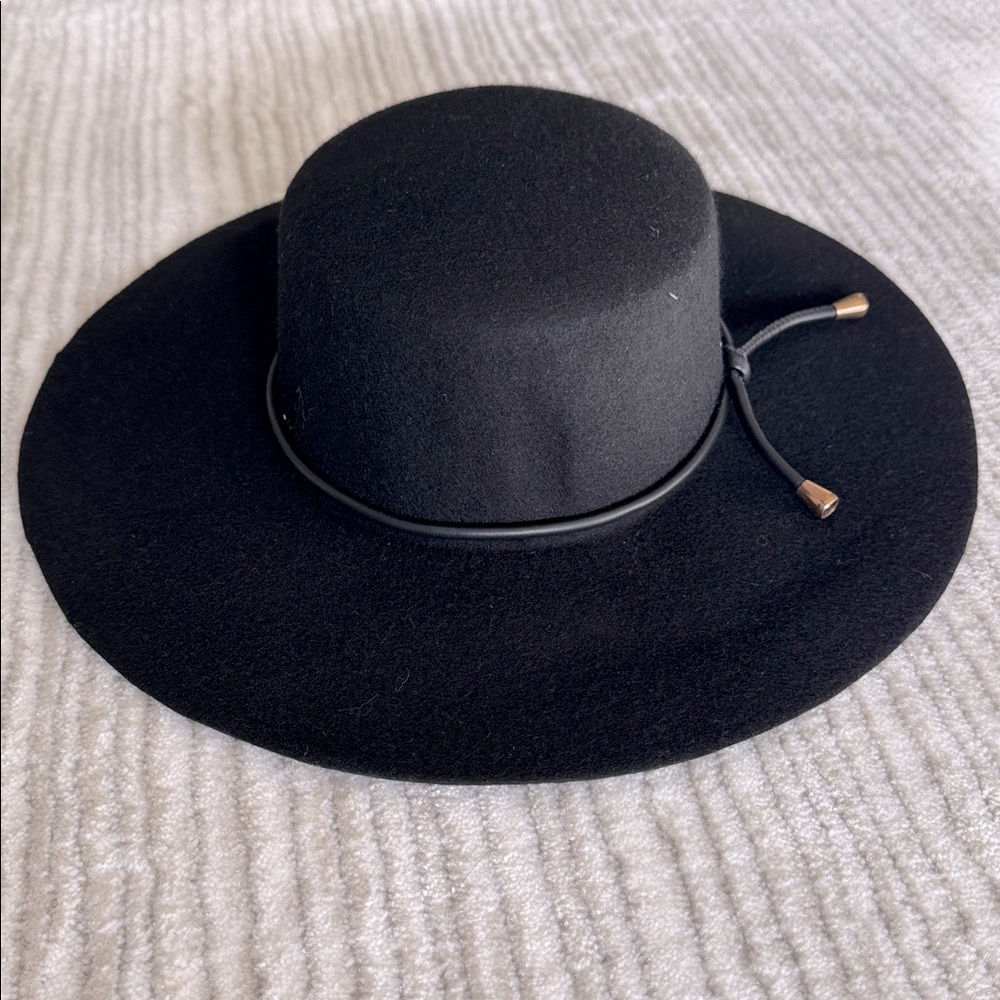 Scala Women’s Western Black Wool Felt Hat NWOT
